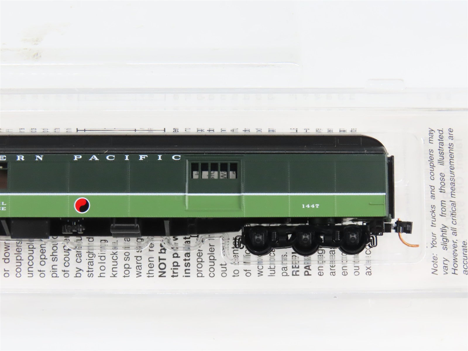 N Scale Micro-Trains 14800320 NP Northern Pacific 70' Baggage 1447 RTR
