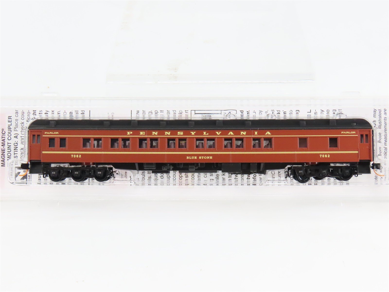 N Scale Micro-Trains 14300050 PRR Pennsylvania Railroad 83' Parlor 7062 RTR