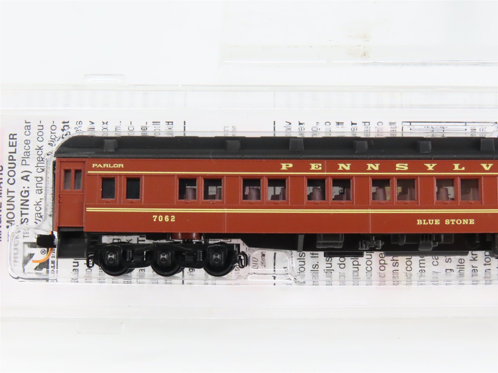 N Scale Micro-Trains 14300050 PRR Pennsylvania Railroad 83' Parlor 7062 RTR