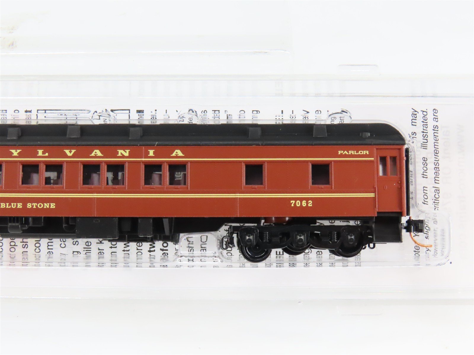 N Scale Micro-Trains 14300050 PRR Pennsylvania Railroad 83' Parlor 7062 RTR