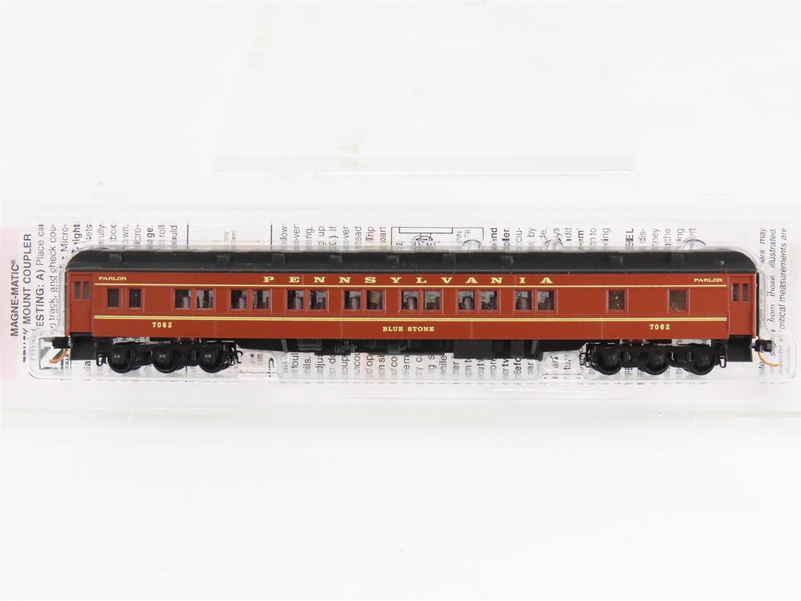 N Scale Micro-Trains 14300050 PRR Pennsylvania Railroad 83' Parlor 7062 RTR