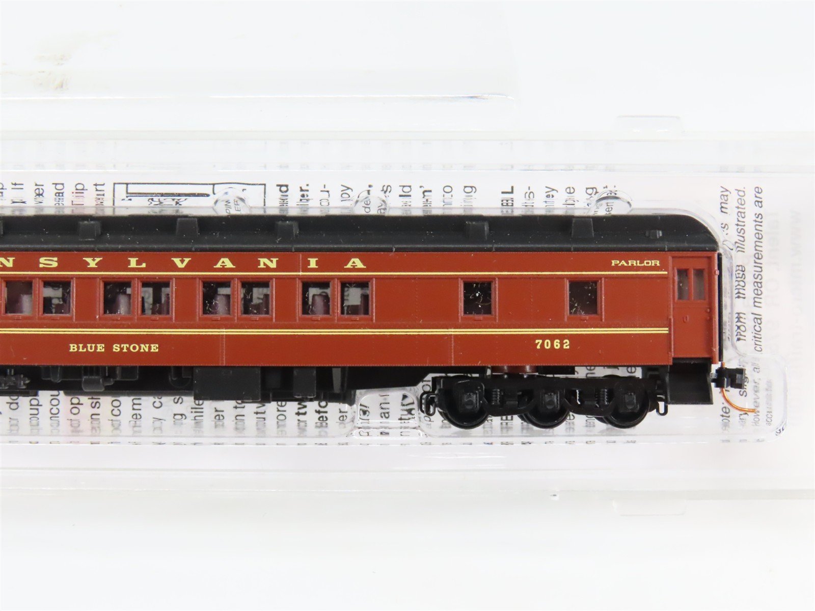 N Scale Micro-Trains 14300050 PRR Pennsylvania Railroad 83' Parlor 7062 RTR