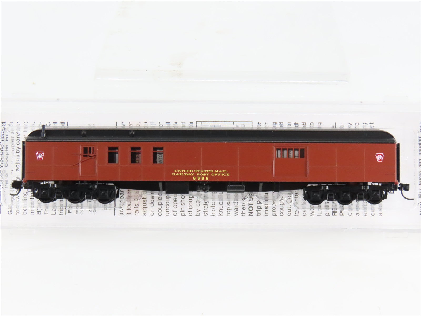 N Scale Micro-Trains 14800360 Pennsylvania 70' Heavyweight Mail Baggage Car RTR
