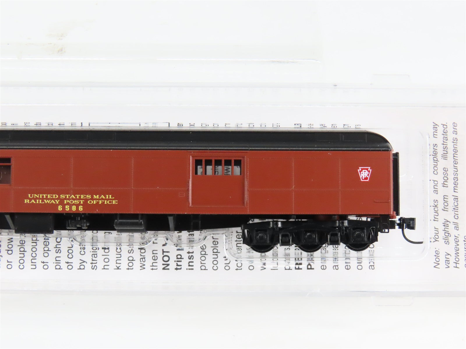 N Scale Micro-Trains 14800360 Pennsylvania 70' Heavyweight Mail Baggage Car RTR