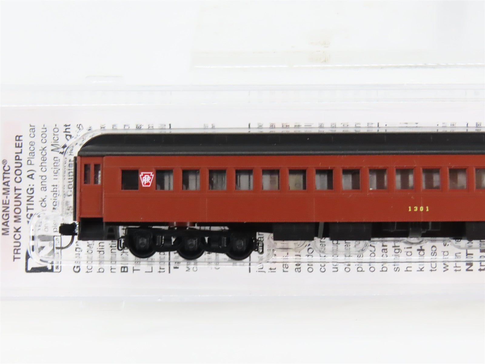 N Scale Micro-Trains 16000360 PRR Pennsylvania 78' Coach 1301 RTR