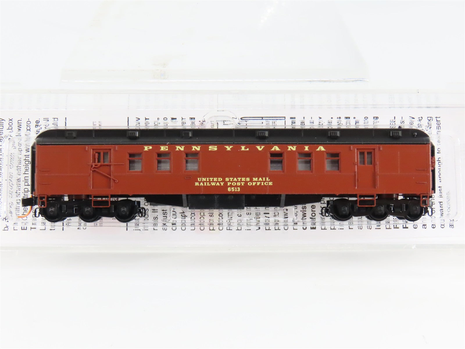N Scale Micro-Trains 14000050 PRR Pennsylvania Railroad Heavyweight RPO 6513 RTR