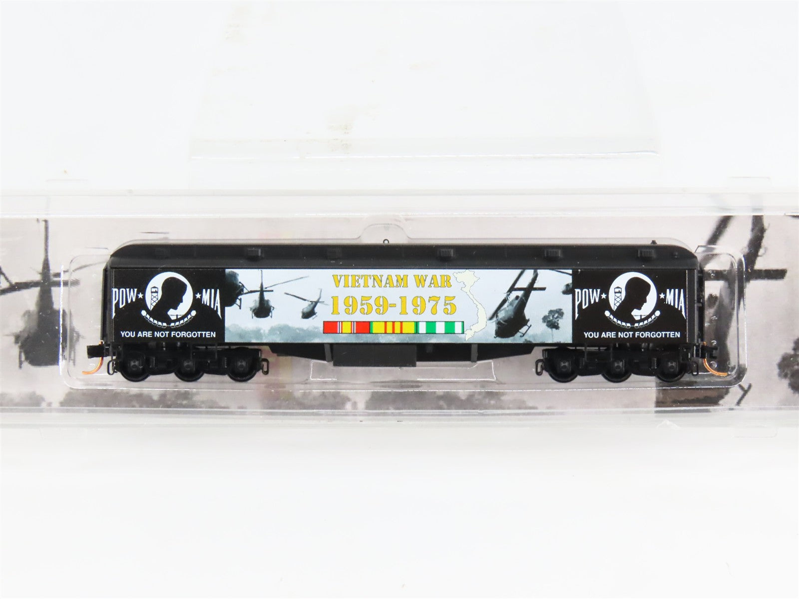 N Scale Micro-Trains 14000710 Vietnam War POW/MIA Modified RPO RTR