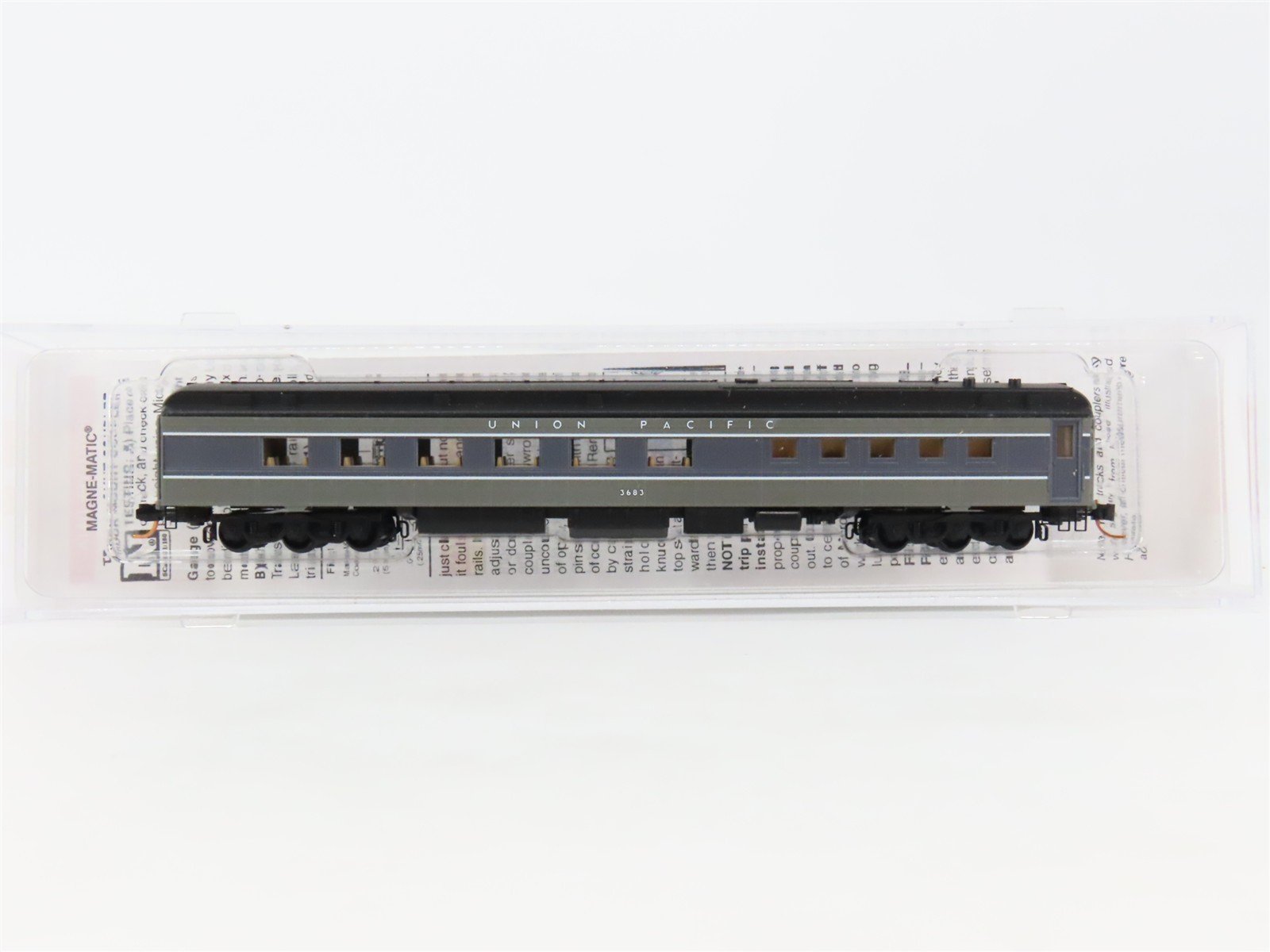 N Scale Micro-Trains 14600190 UP Union Pacific 80' Heavyweight Diner Car RTR