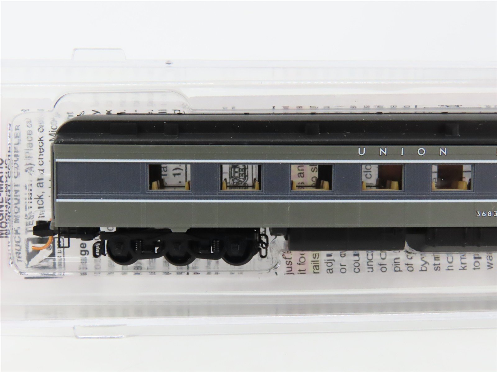 N Scale Micro-Trains 14600190 UP Union Pacific 80' Heavyweight Diner Car RTR