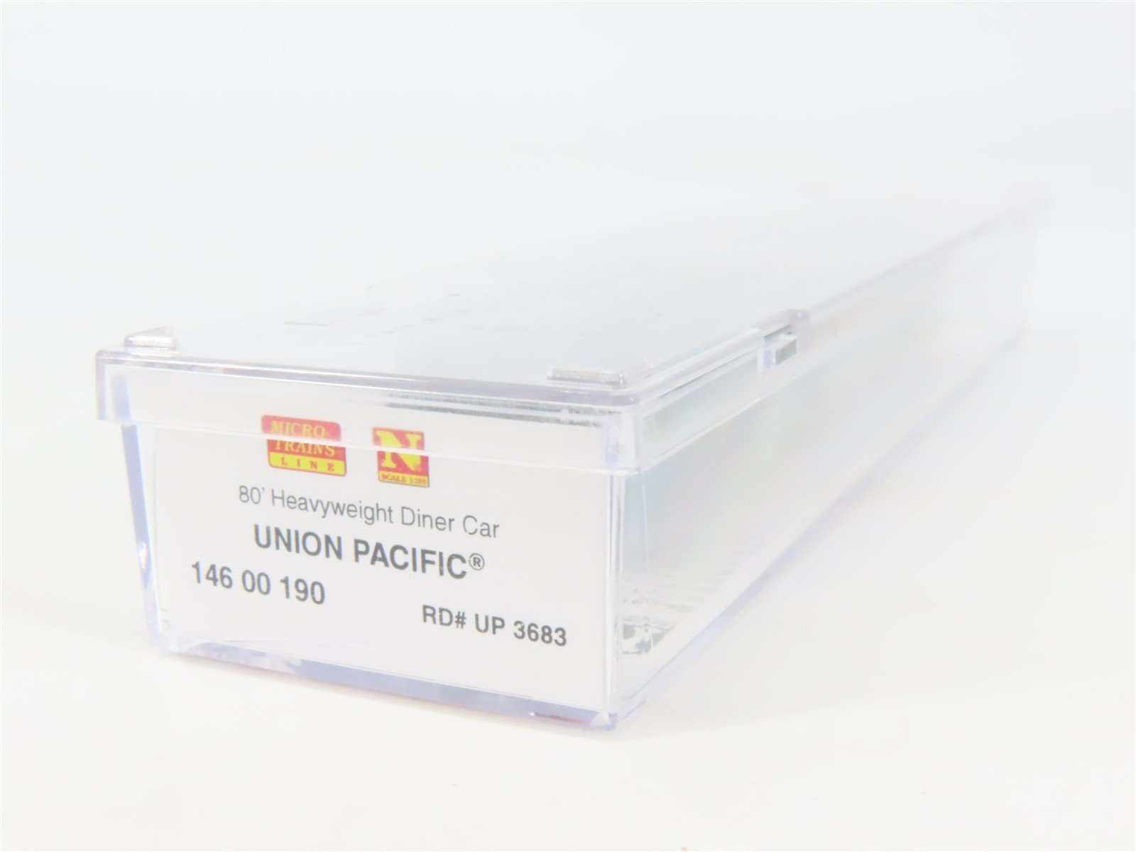 N Scale Micro-Trains 14600190 UP Union Pacific 80' Heavyweight Diner Car RTR