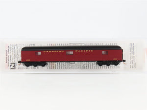 N Scale Micro-Trains 14900080 CP Canadian Pacific 70' Heavyweight Horse Car RTR