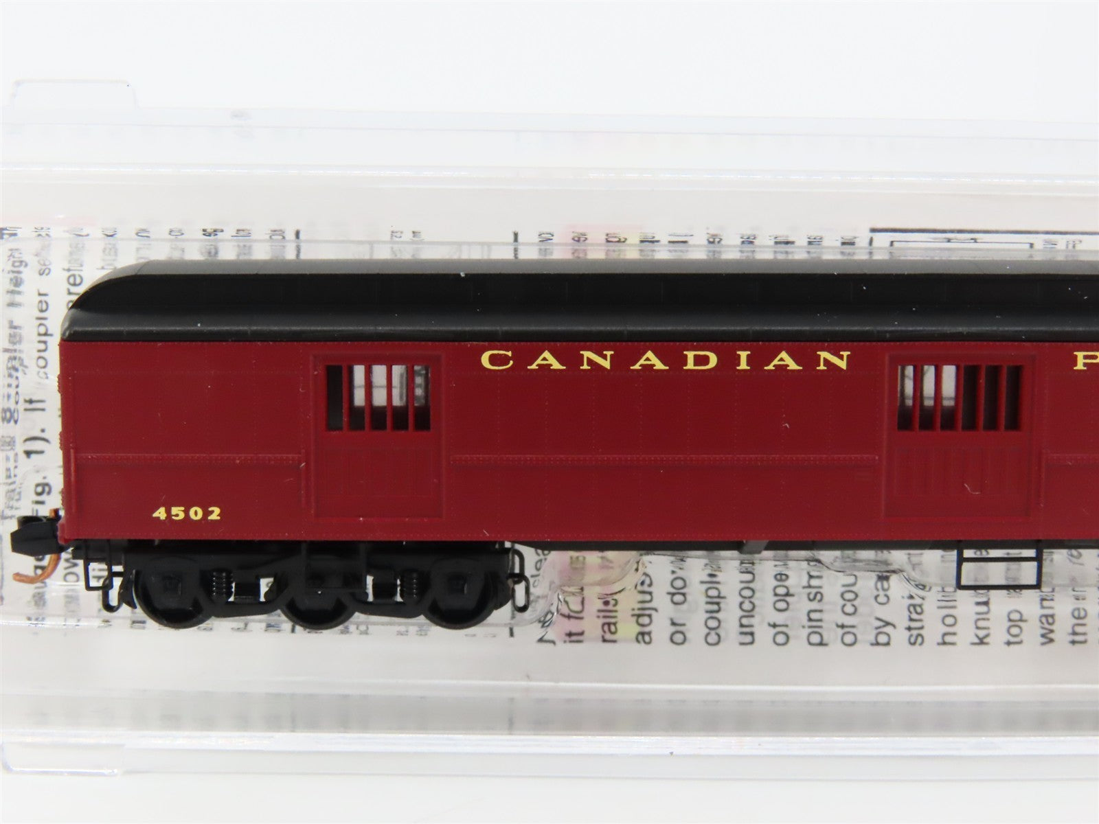 N Scale Micro-Trains 14900080 CP Canadian Pacific 70' Heavyweight Horse Car RTR