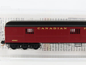N Scale Micro-Trains 14900080 CP Canadian Pacific 70' Heavyweight Horse Car RTR