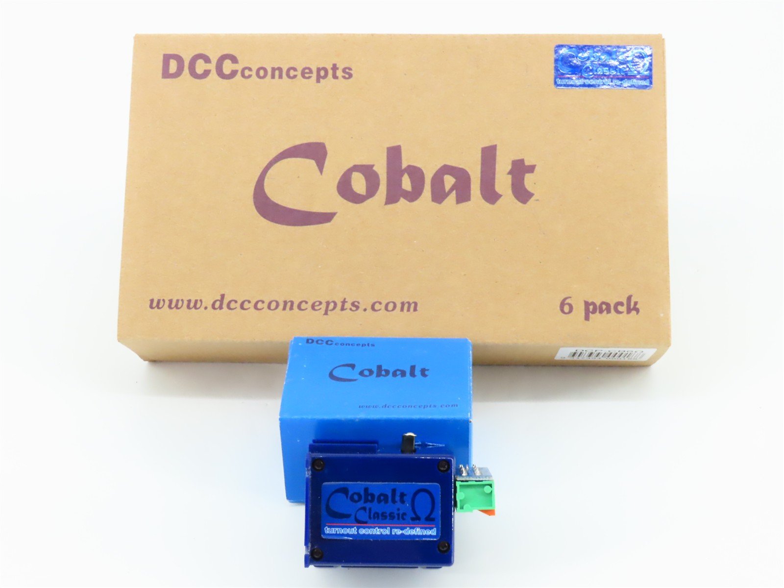DCC Concepts Cobalt Classic Omega Switch Machines 6-Pack