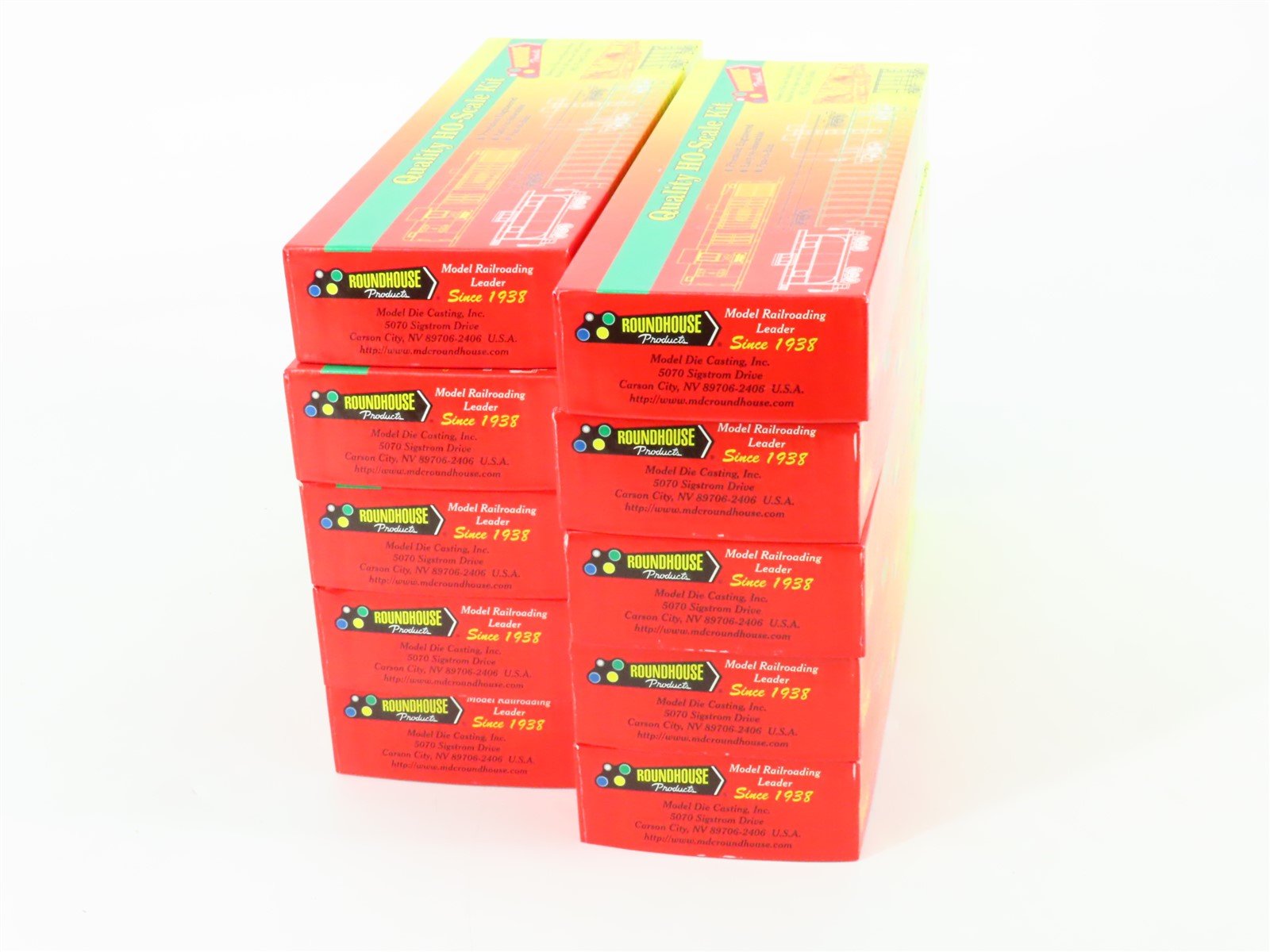 LOT of 10 Roundhouse 10-3/4