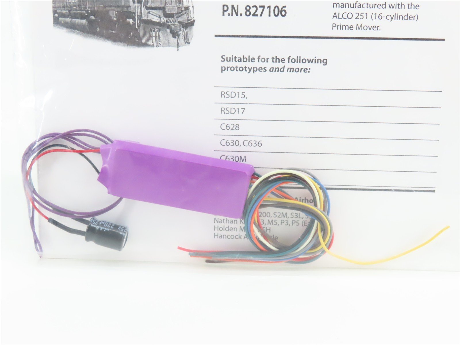 Soundtraxx Tsunami TSU-1000 827106 ALCO 251 (V16) Diesel DCC / SOUND Decoder