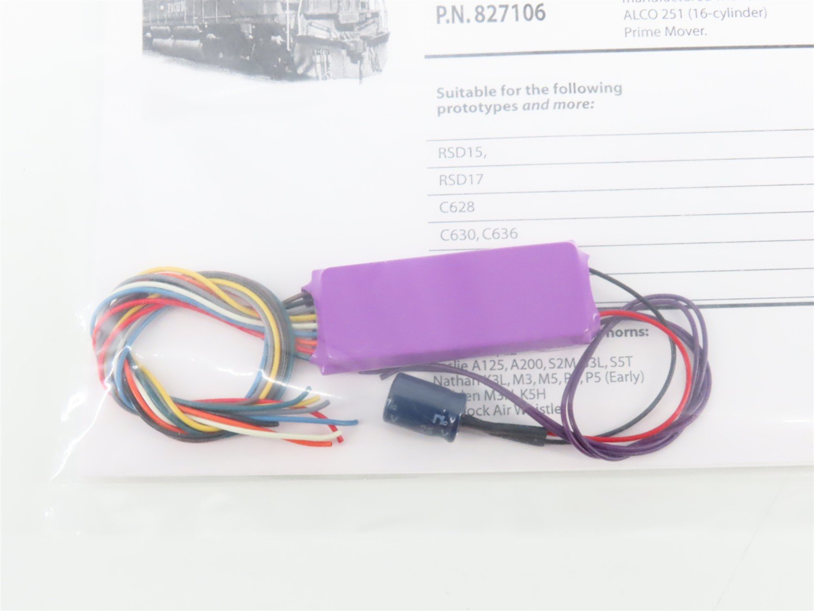 Soundtraxx Tsunami TSU-1000 827106 ALCO 251 (V16) Diesel DCC / SOUND Decoder