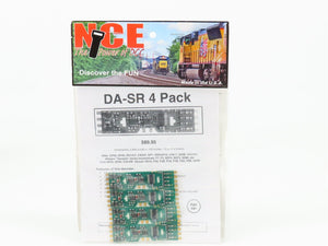 NCE #05240107 DA-SR Mobile DCC Decoder Board for HO Scale Diesels (4-Pack)