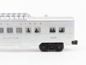 O Gauge 3-Rail Lionel Lines Dome Passenger Car #2432 