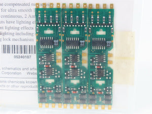 NCE #05240107 DA-SR Mobile DCC Decoder Board for HO Scale Diesels (3-Pack)