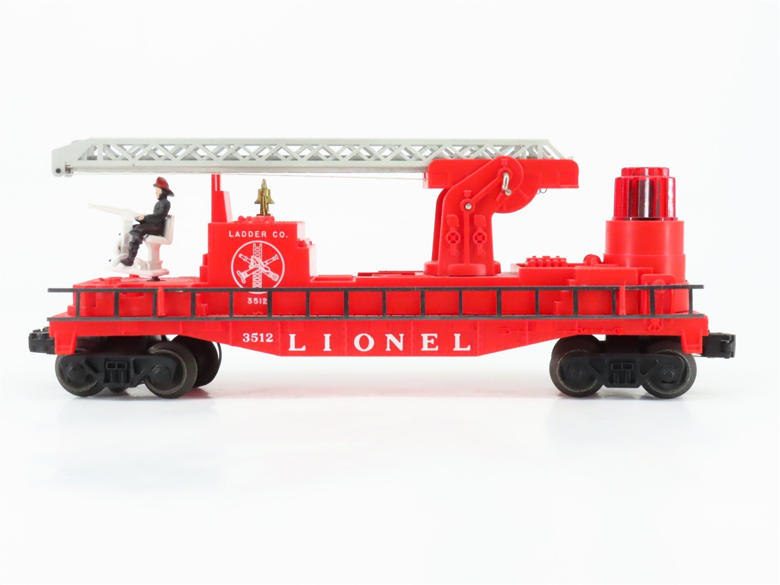 O Gauge 3-Rail Lionel Fire Fighting Flatcar #3512