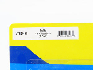 HO Scale Athearn ATH29183 Italia 40' Containers 3-Pack Sealed