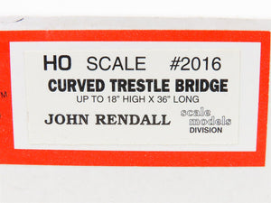 HO Scale JV Models 2016 Curved Trestle Bridge Kit