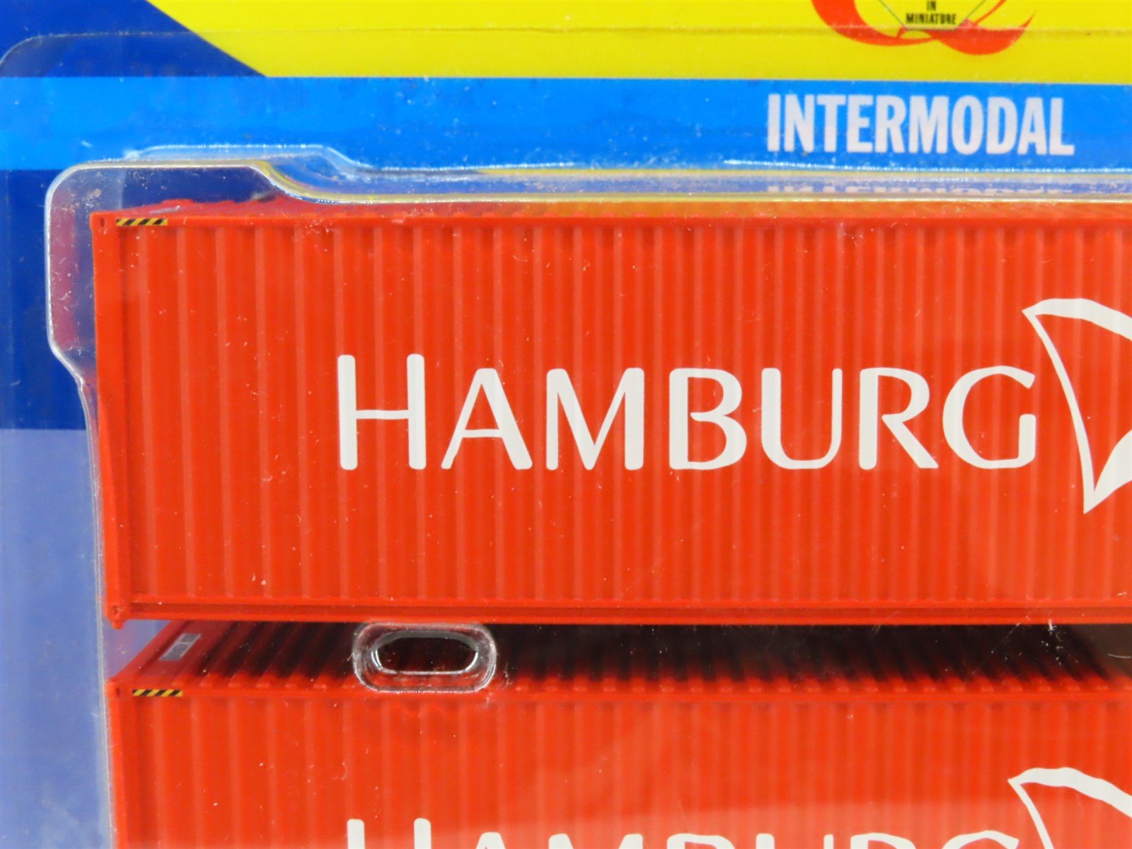 HO Scale Athearn ATH29180 Hamburg Sud 40' Containers 3-Pack Sealed