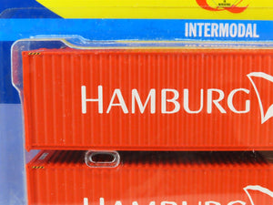 HO Scale Athearn ATH29180 Hamburg Sud 40' Containers 3-Pack Sealed