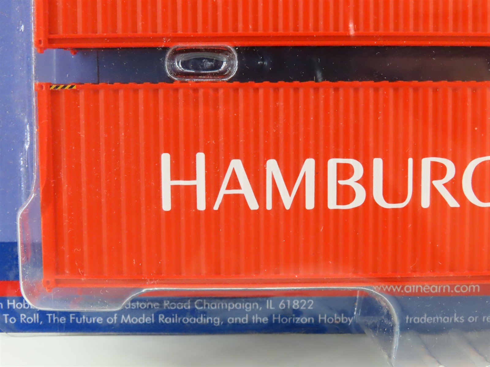 HO Scale Athearn ATH29180 Hamburg Sud 40' Containers 3-Pack Sealed