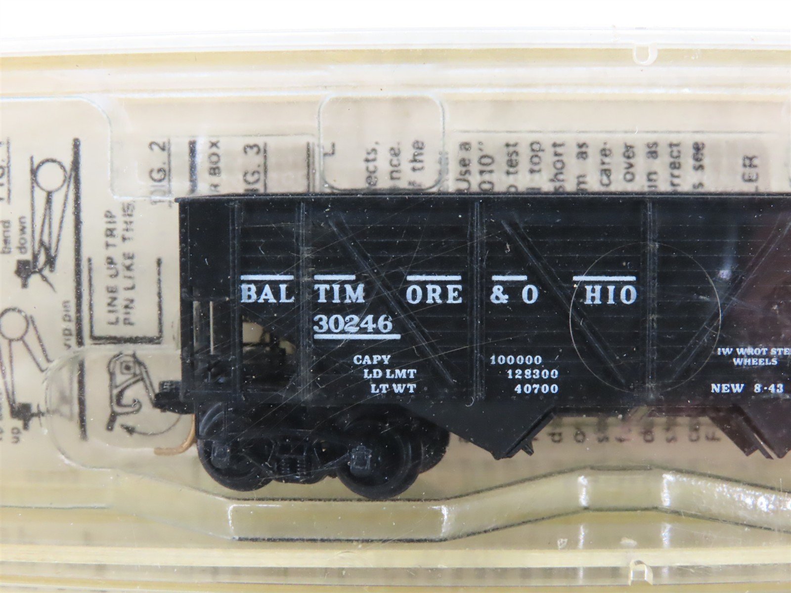 N Kadee Micro-Trains MTL 57082 B&O Baltimore & Ohio 2-Bay Hoppers 5-Pack Sealed
