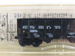 N Kadee Micro-Trains MTL 57082 B&O Baltimore & Ohio 2-Bay Hoppers 5-Pack Sealed