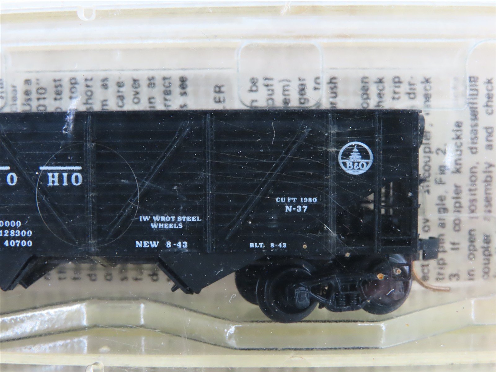 N Kadee Micro-Trains MTL 57082 B&O Baltimore & Ohio 2-Bay Hoppers 5-Pack Sealed