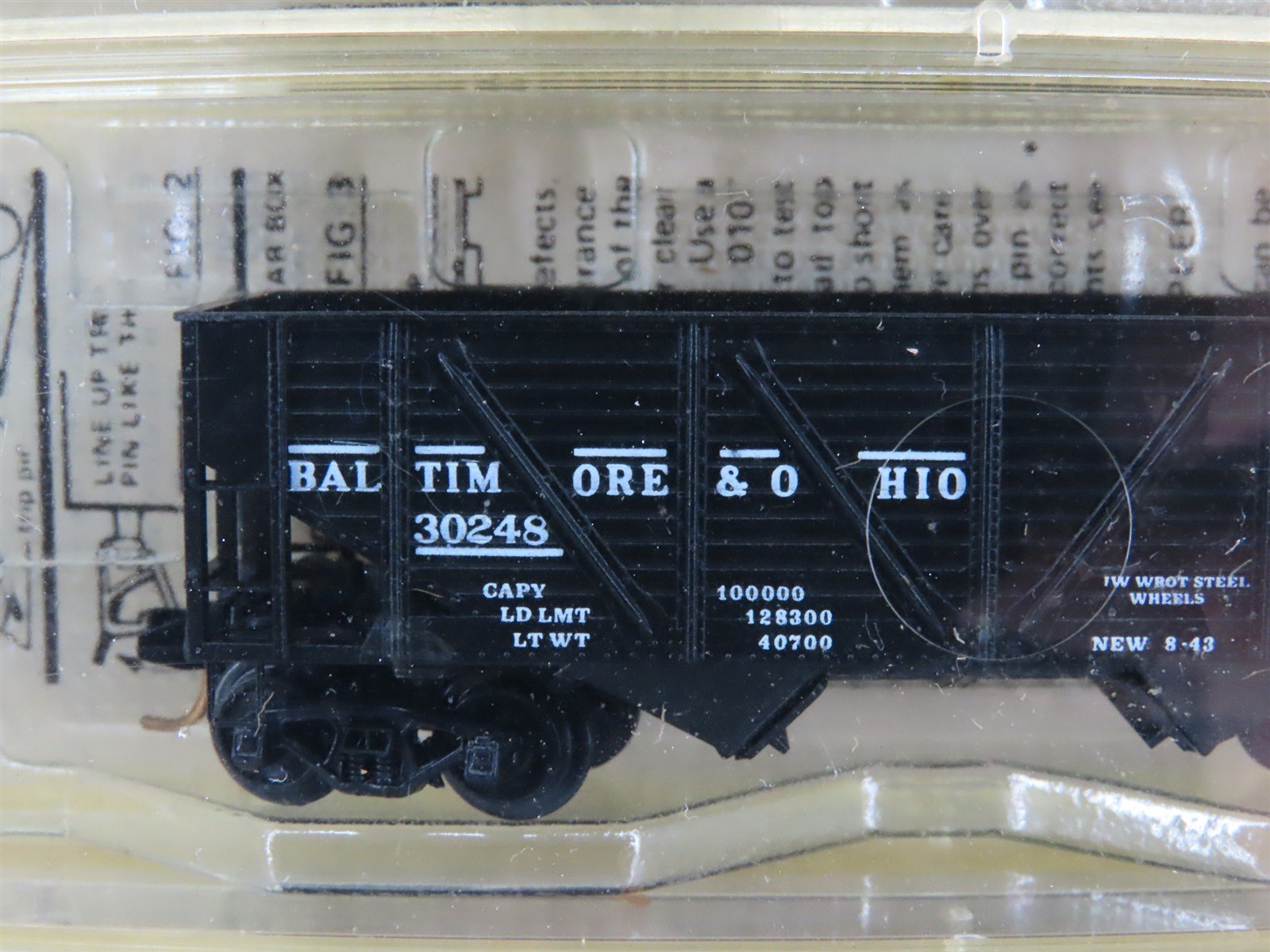 N Kadee Micro-Trains MTL 57082 B&O Baltimore & Ohio 2-Bay Hoppers 5-Pack Sealed