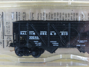 N Kadee Micro-Trains MTL 57082 B&O Baltimore & Ohio 2-Bay Hoppers 5-Pack Sealed