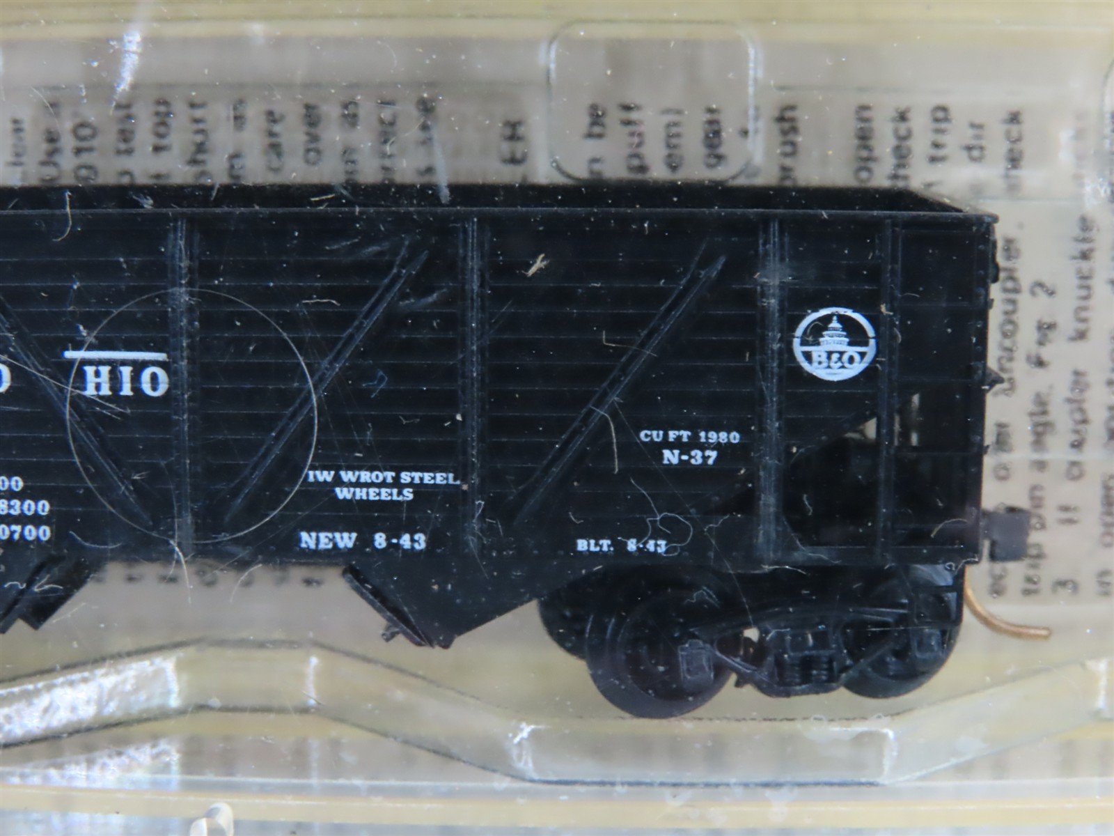 N Kadee Micro-Trains MTL 57082 B&O Baltimore & Ohio 2-Bay Hoppers 5-Pack Sealed