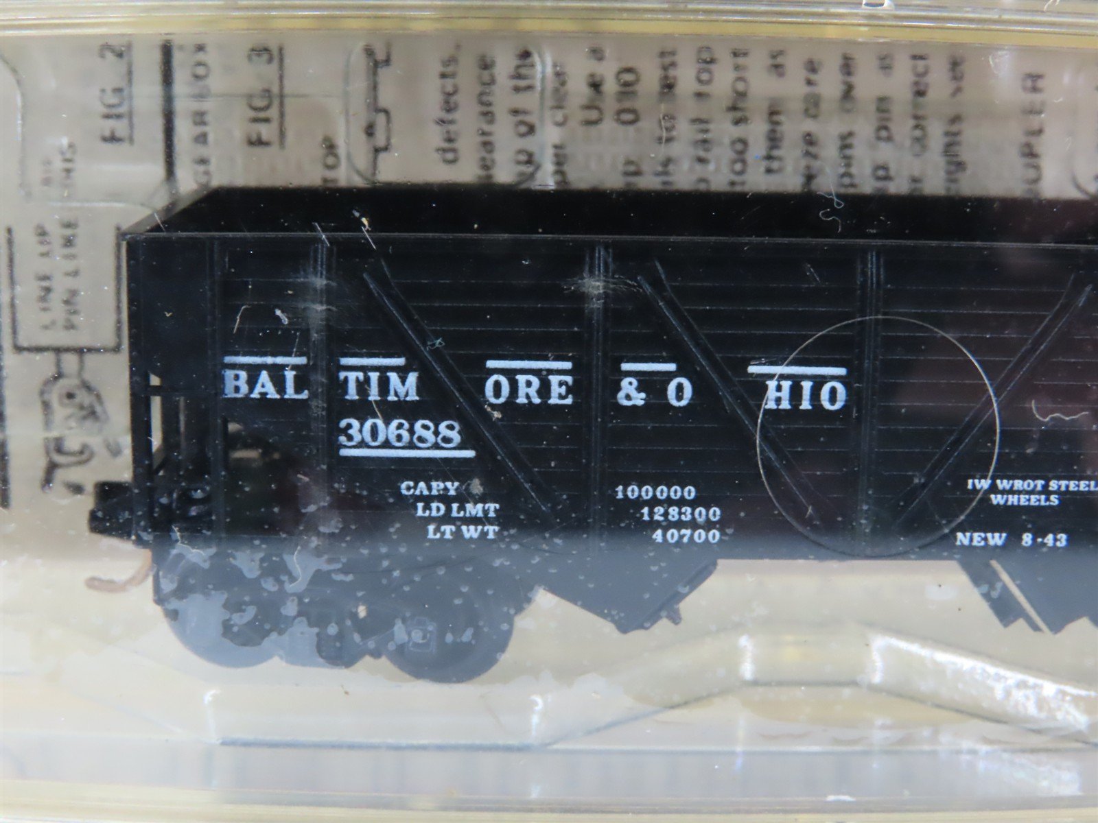 N Kadee Micro-Trains MTL 57082 B&O Baltimore & Ohio 2-Bay Hoppers 5-Pack Sealed