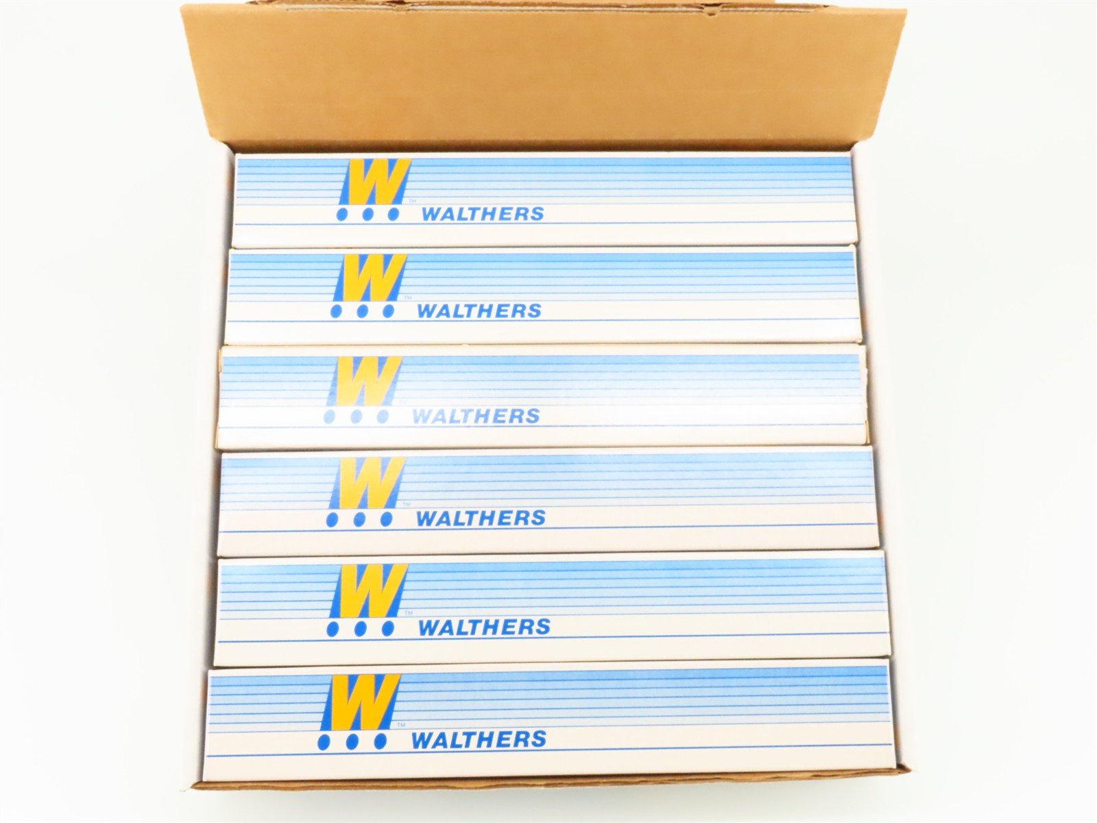HO Scale Walthers Kits of 12 WAB/TTX/PRR/ERIE/SP/CB&Q 75' TOFC Flat Cars