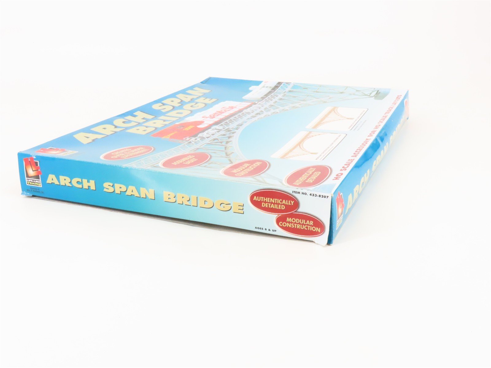 HO Scale Life-Like 433-8207 Arch Span Bridge Kit