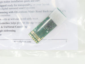 LOT of 2 Digitrax DH165L0 DCC 8-Pin Mobile Decoder for HO Life-Like Diesels
