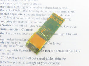 LOT of 2 Digitrax DH165L0 DCC 8-Pin Mobile Decoder for HO Life-Like Diesels