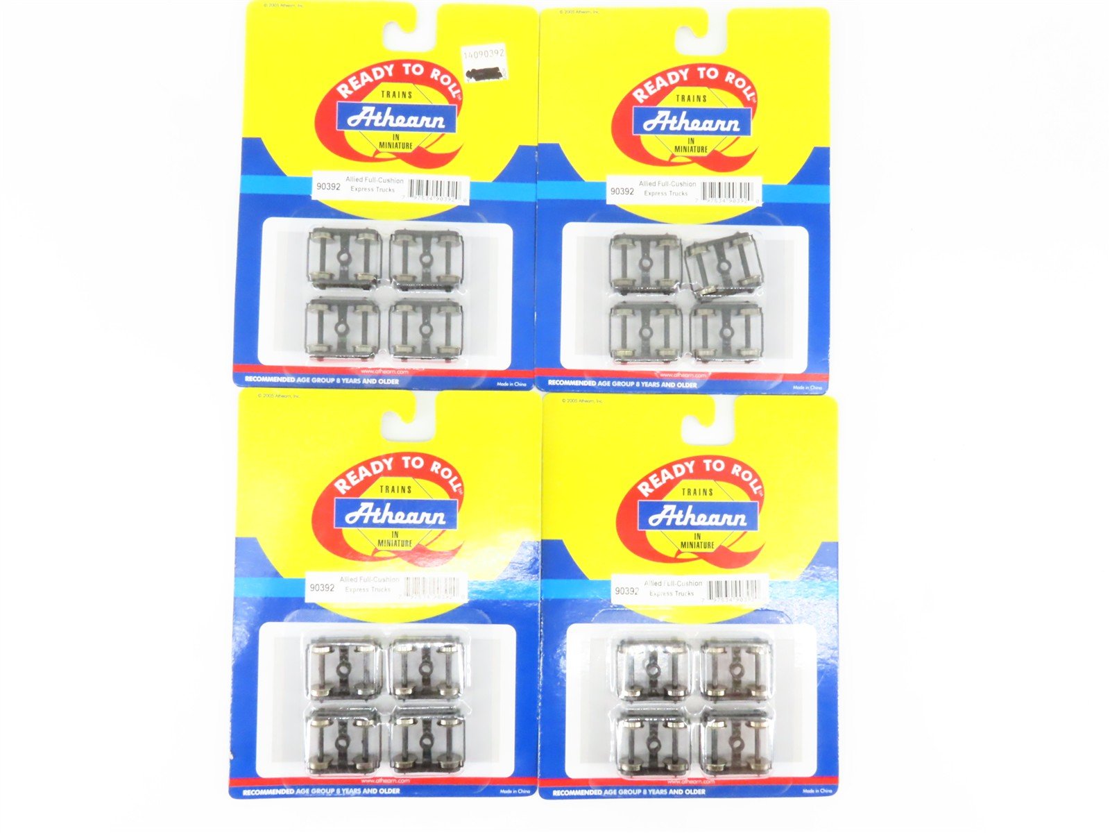 LOT of 4 HO 1/87 Athearn 90392 Allied Full-Cushion Express Trucks 8-Pairs