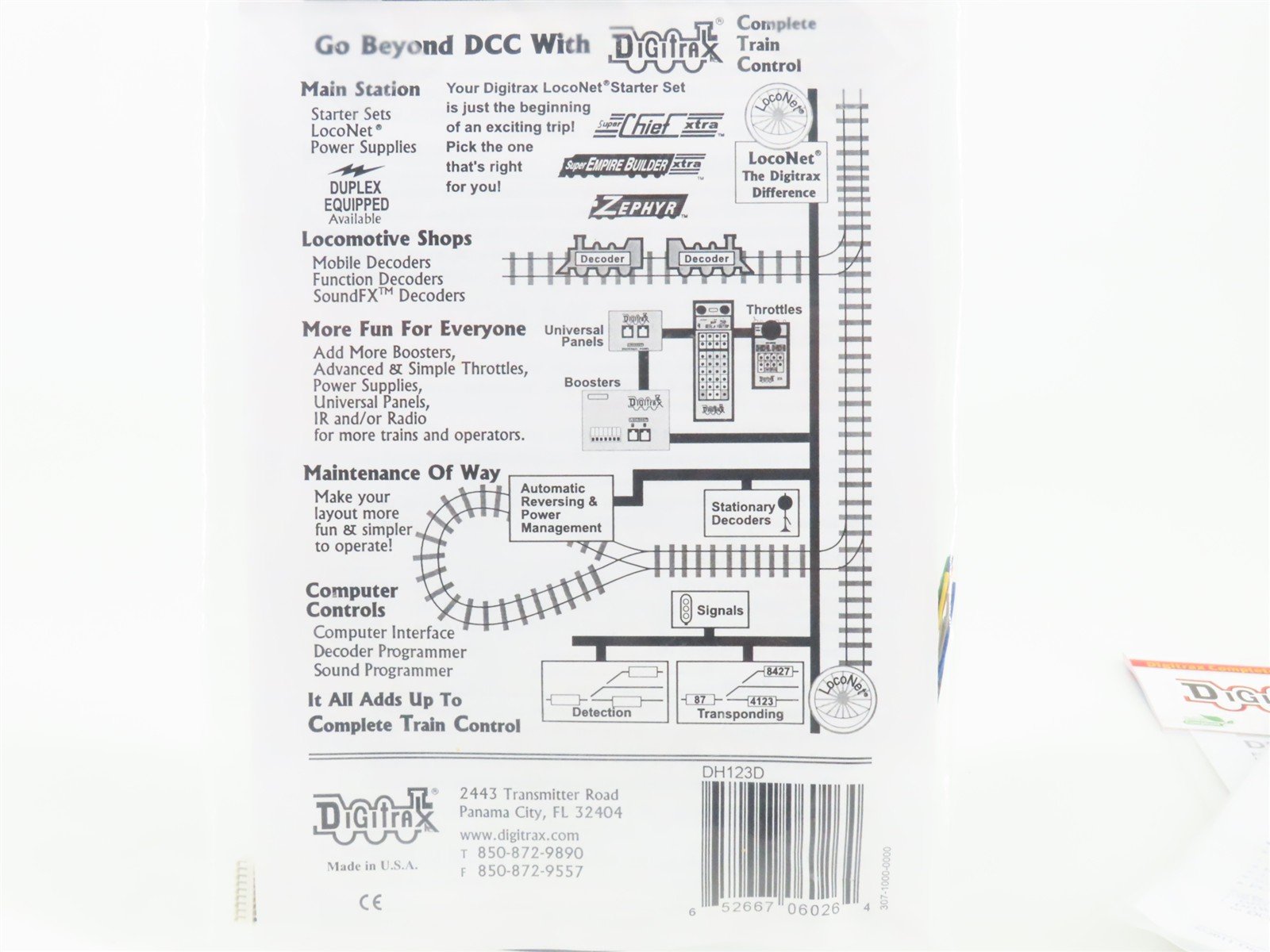 LOT of 3 Digitrax DH123D & DH123PS DCC Mobile Decoder for HO Scale