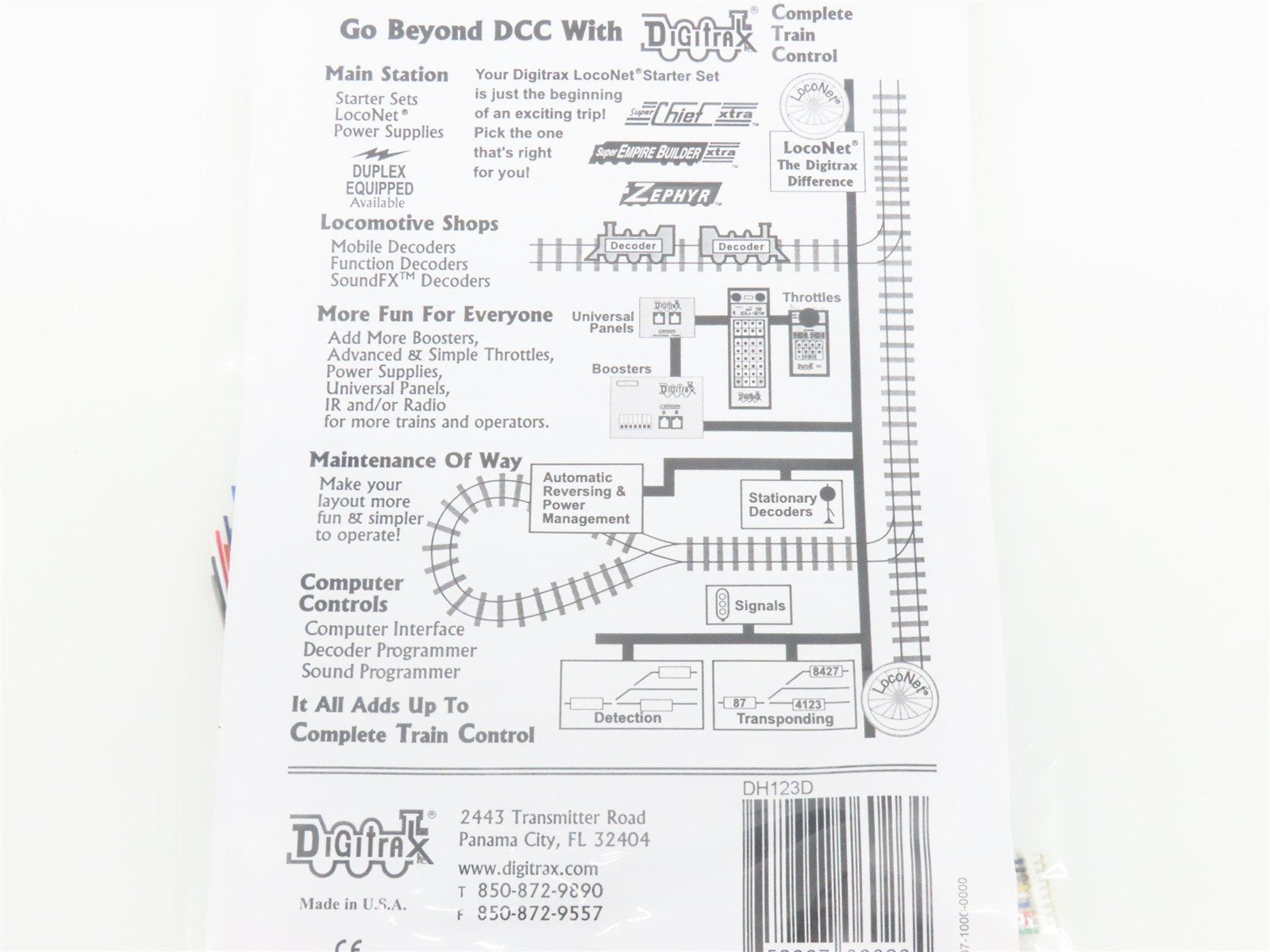 LOT of 3 Digitrax DH123D & DH123PS DCC Mobile Decoder for HO Scale