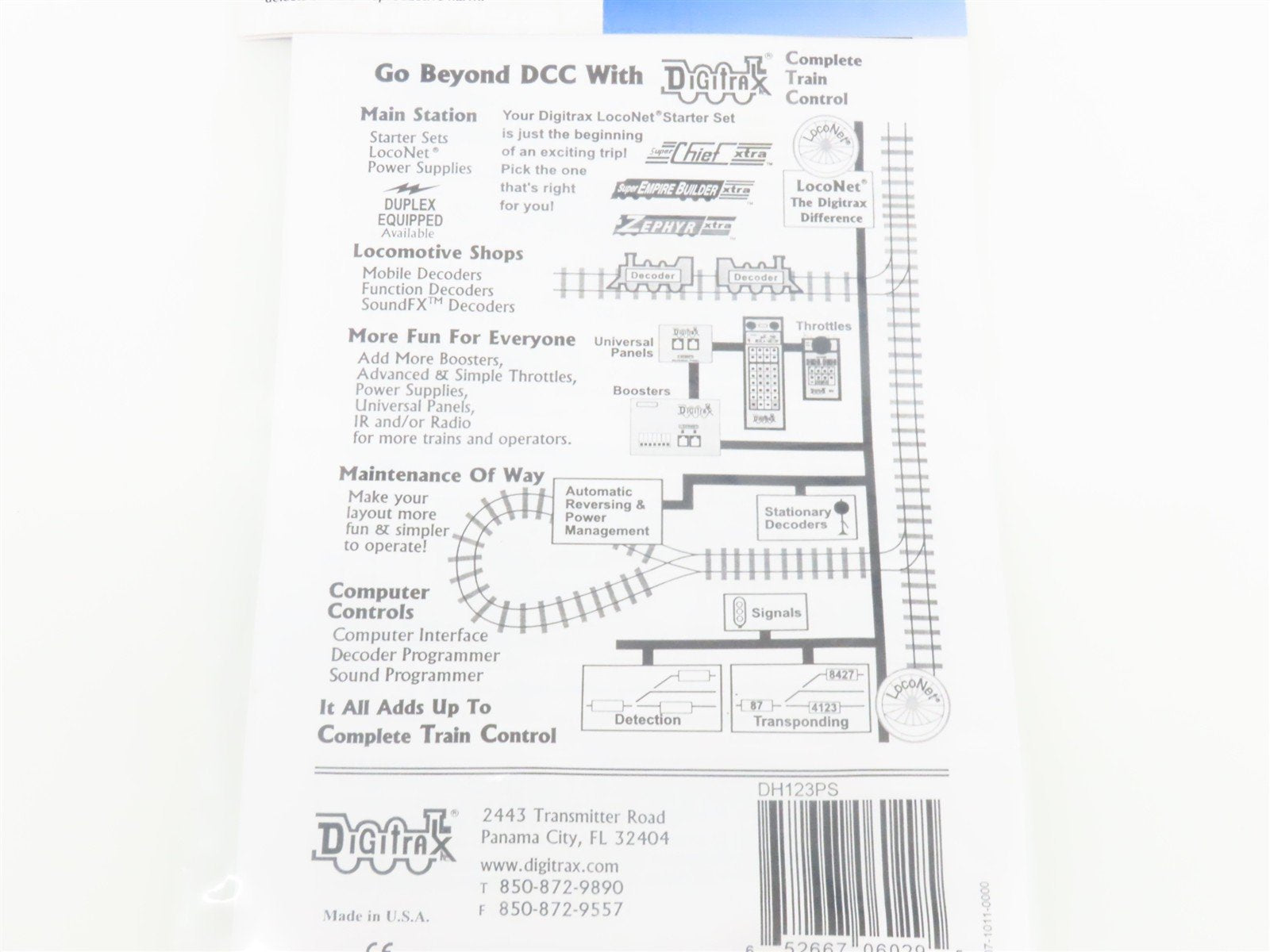 LOT of 3 Digitrax DH123D & DH123PS DCC Mobile Decoder for HO Scale