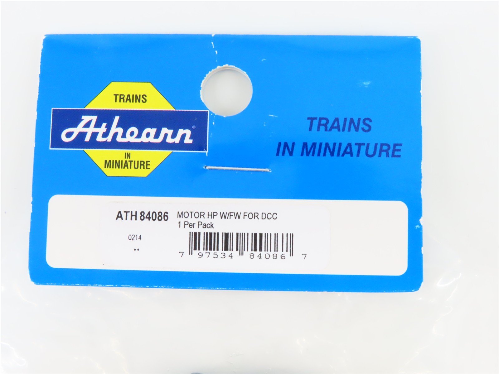 LOT of 2 HO 1/87 Athearn ATH84086 High Performance Motors w/Flywheels For DCC