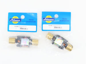 LOT of 2 HO 1/87 Athearn ATH84086 High Performance Motors w/Flywheels For DCC