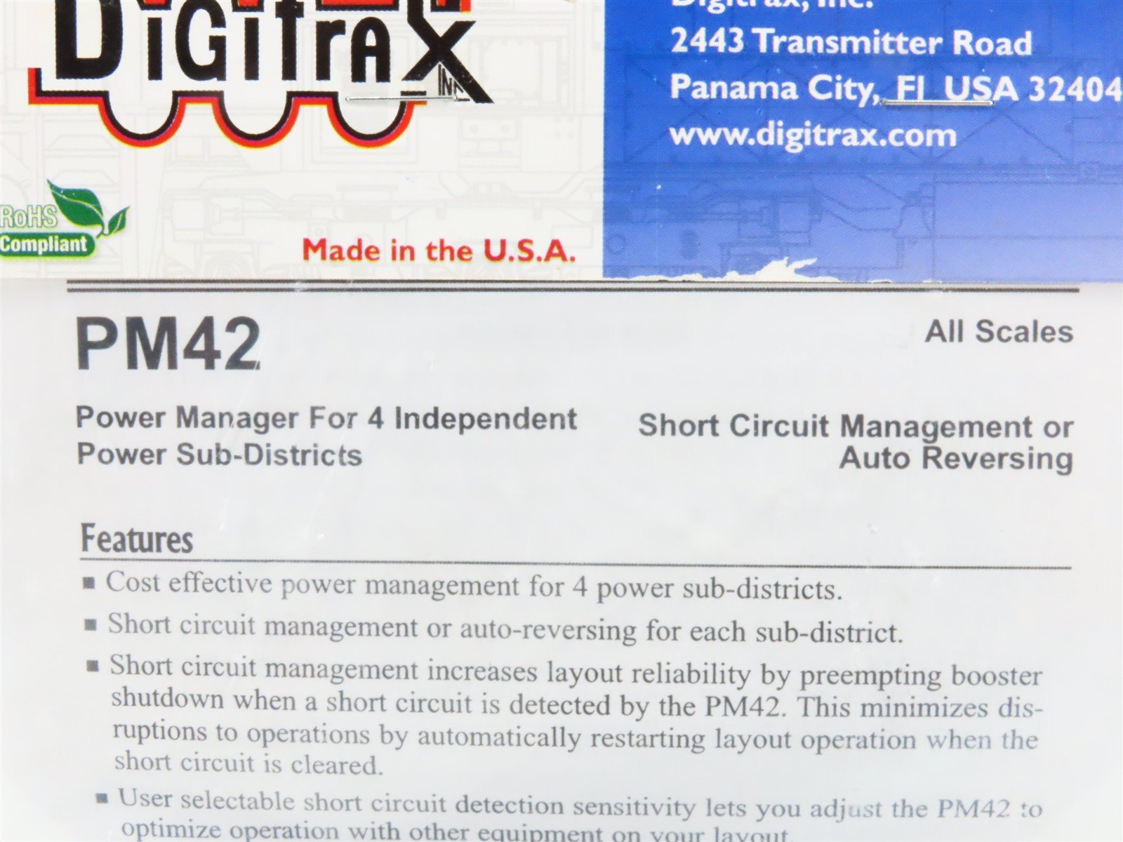 Digitrax PM42 Quad Power Manager