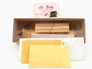 HOn3 Scale La Belle Kit #35 D&RGW Rio Grande Railroad Stock Car