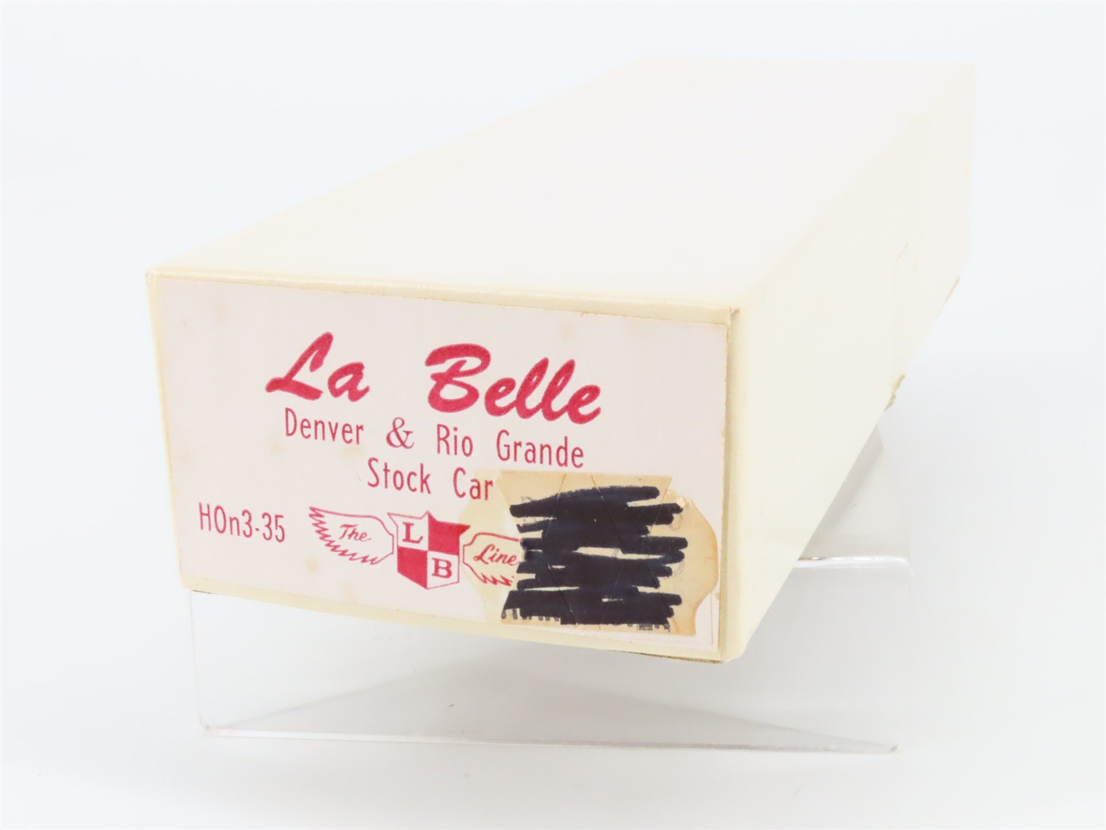 HOn3 Scale La Belle Kit #35 D&RGW Rio Grande Railroad Stock Car